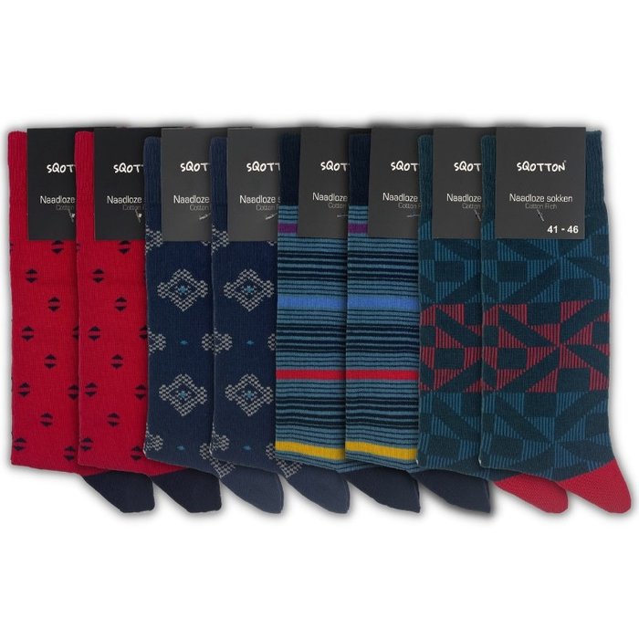 8 paar Naadloze sokken Glens