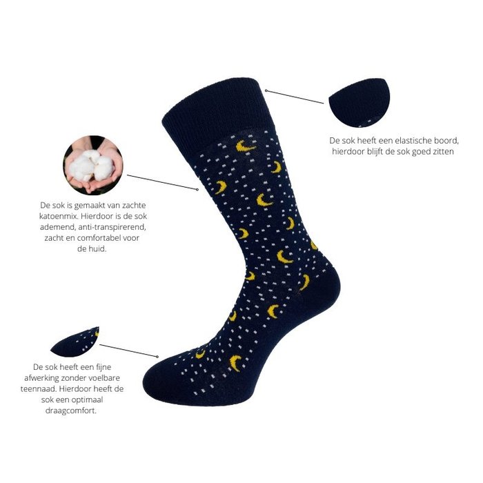 6 paar Naadloze sokken Galaxy