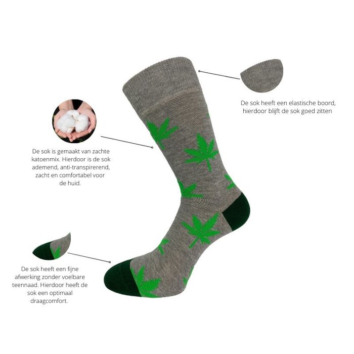 4 paar Naadloze sokken Wiet