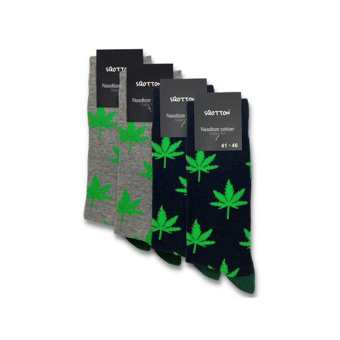 4 paar Naadloze sokken Wiet