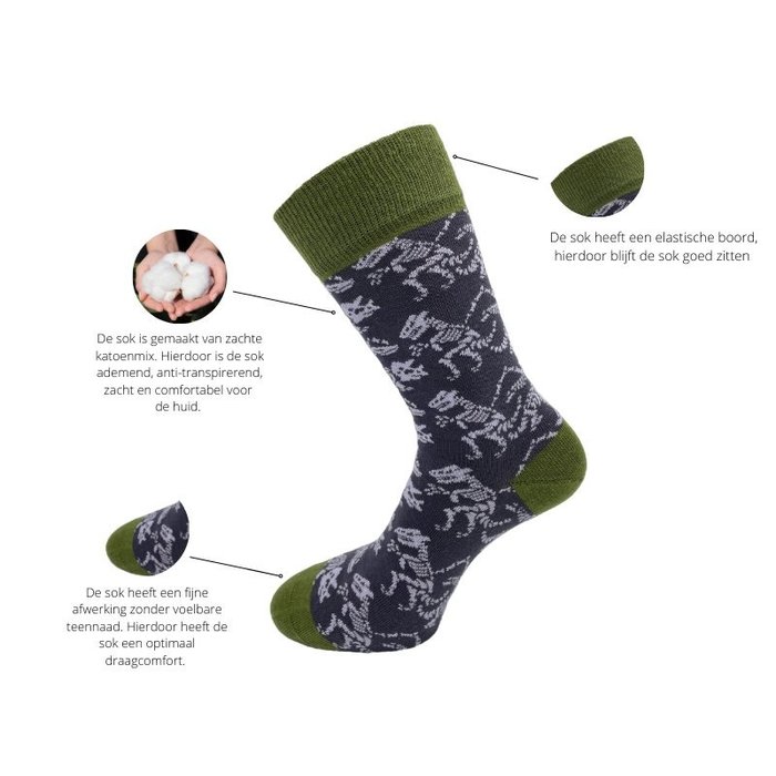 Naadloze sokken - Dino