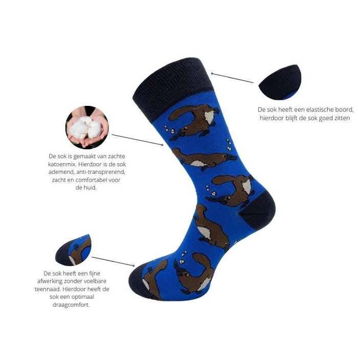 Naadloze sokken - Vogelbekdier