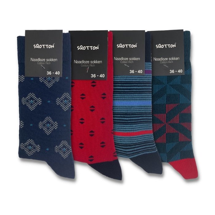 4 paar Naadloze sokken Glens