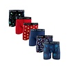 Heren boxershorts 6 stuks Scribble/Stars