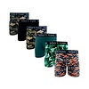Heren boxershorts SQOTTON® 6 stuks Camouflage/Forest