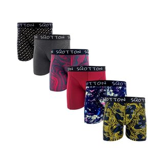 Heren boxershorts 6 stuks Spetters/Jungle