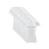 9 stuks O-neck T-shirt Wit