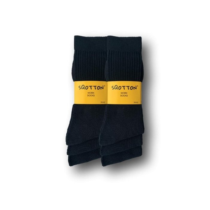 6 paar Werksokken Heavy Zwart