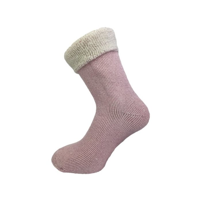 Merinowollen Huissok Roze