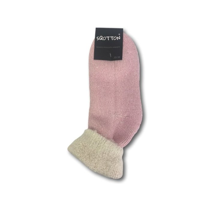 Merinowollen Huissok Roze