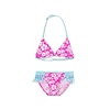 Meisjes Bikini FlowerPower Roze/Lichtblauw