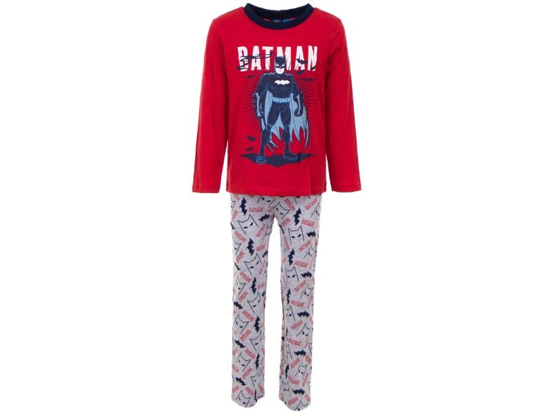 Kinderpyjama Batman Rood