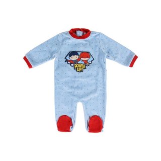 Baby romper boxpakje Superhelden Velours Blauw