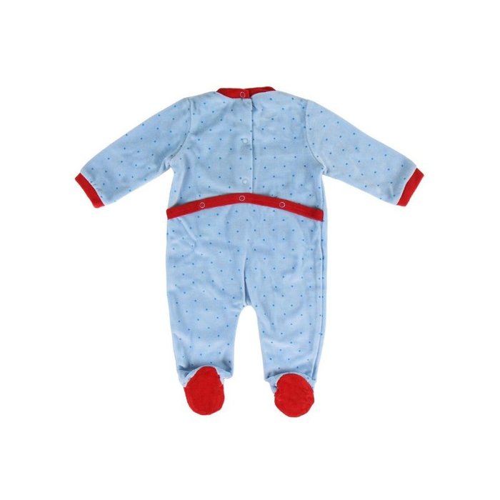 Baby romper boxpakje Superhelden Velours Blauw