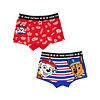 2 Pack PAW Patrol Jongens boxershorts Biologisch Katoen Rood-Blauw