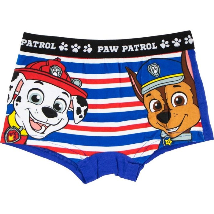 2 Pack PAW Patrol Jongens boxershorts Biologisch Katoen Rood-Blauw