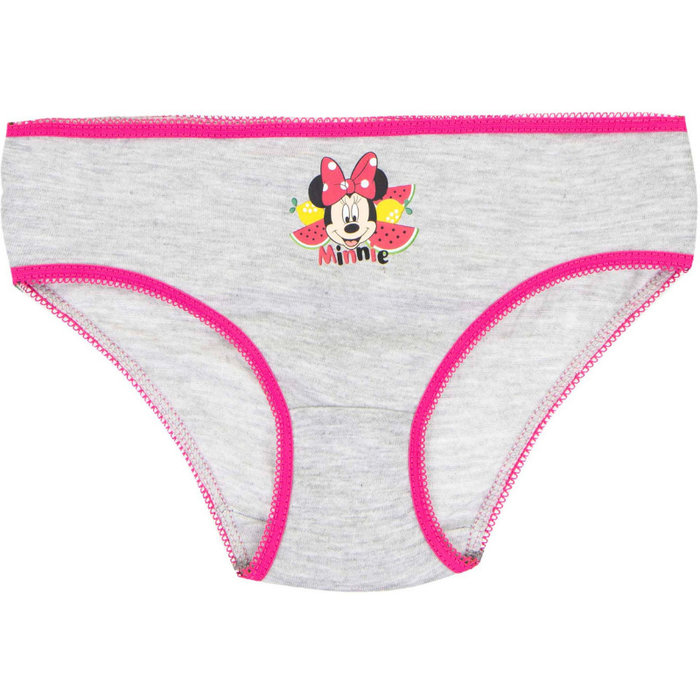 3 Pack Meisjes slips Minnie Mouse Roze-Wit-Grijs
