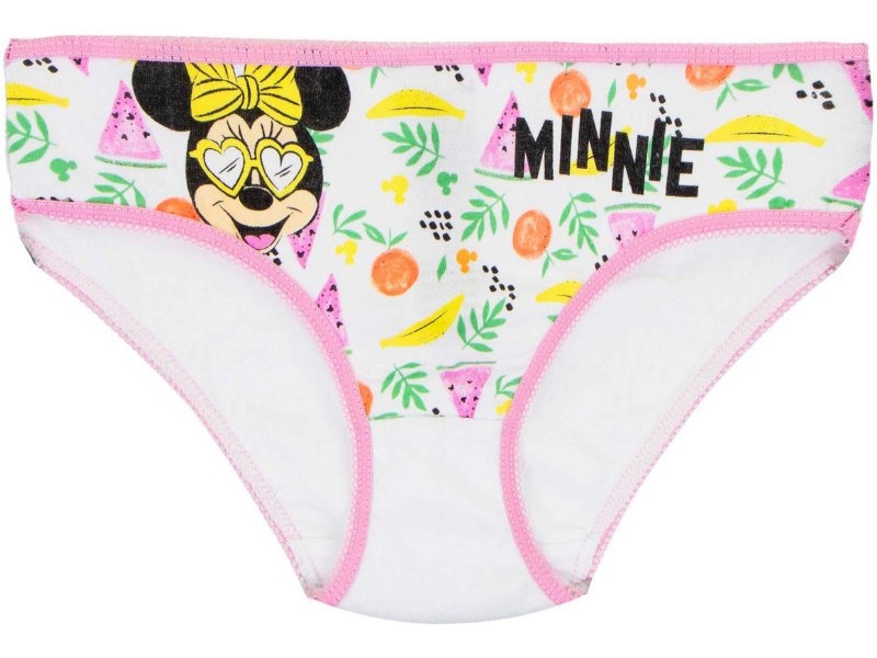 3 Pack Meisjes slips Minnie Mouse Roze-Wit-Grijs