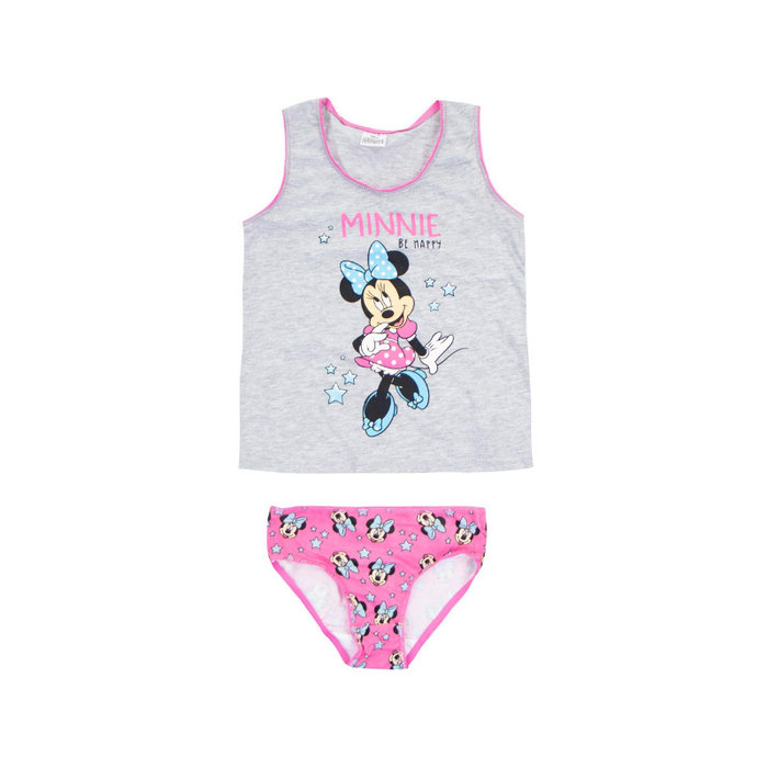 Meisjes ondergoedset Minnie Mouse Grijs-Roze