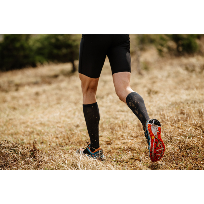 6 paar Compressie Kniekousen - Zwart