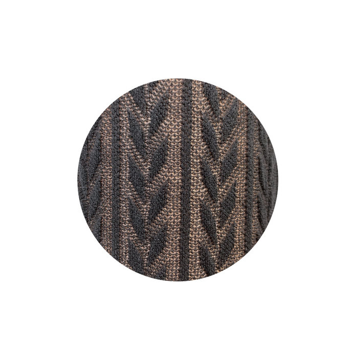 Panty Ribgebreid Gestreept Zwart