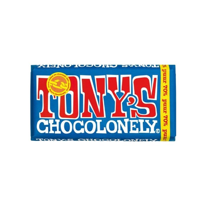 Vrolijke sokken met chocolade Giftbox Tropical Blauw