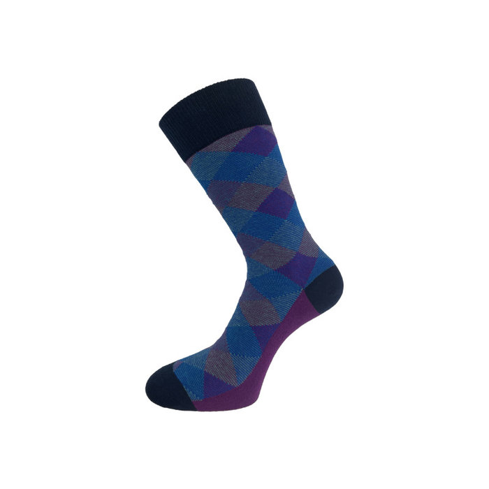 Naadloze sokken met chocolade Giftbox Munros Wit