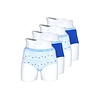 Dames boxershorts 4-Pack Katoen Blauw-Lichtblauw