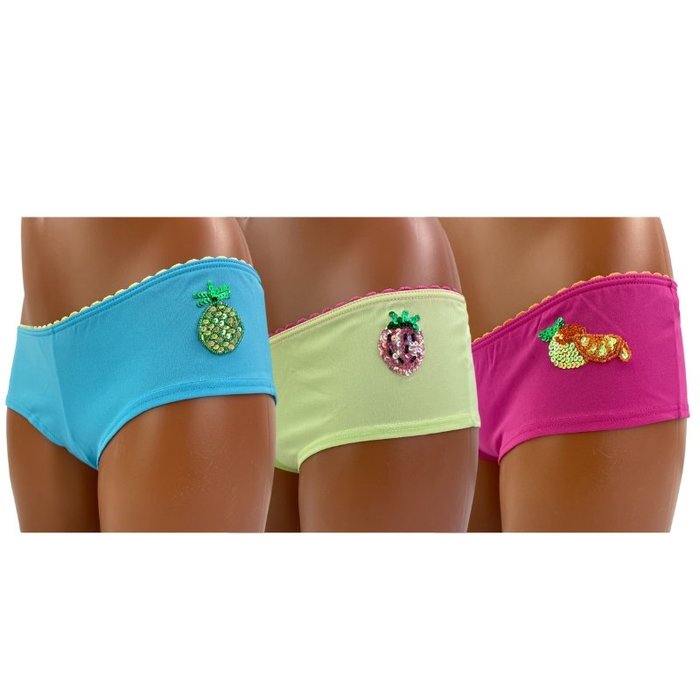 3 stuks Dames Hipsters Cocktail