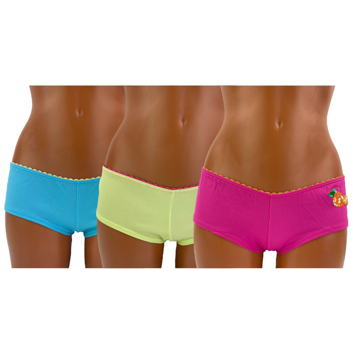 3 stuks Dames Hipsters Cocktail