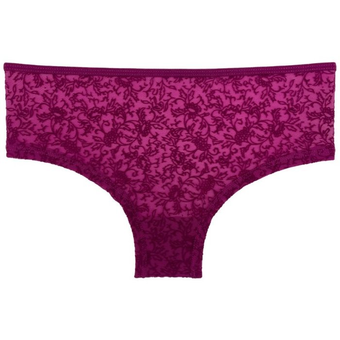 3 stuks Dames Hipster bloemen zwart-grijs-paars