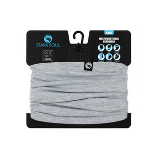 Nekwarmer Multifunctioneel Lichtgrijs gemêleerd