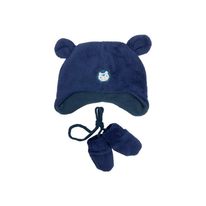 Winterset 2-delig Fleece Beer Marine