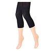 Dames panty/legging capri 100 denier zwart