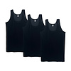 3 stuks onderhemd King size zwart 4XL/5XL