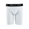 Heren boxershort SQOTTON® Lange Pijp Wit