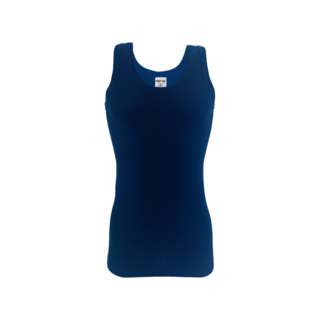 Heren onderhemd 100% katoen Marineblauw