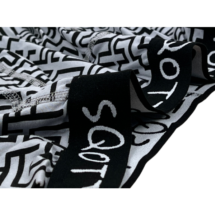 Boxershort - SQOTTON® - Doolhof - Grijs