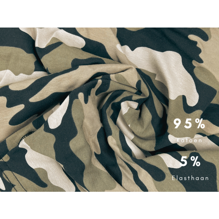 Boxershort - SQOTTON® - Camouflage - Groen