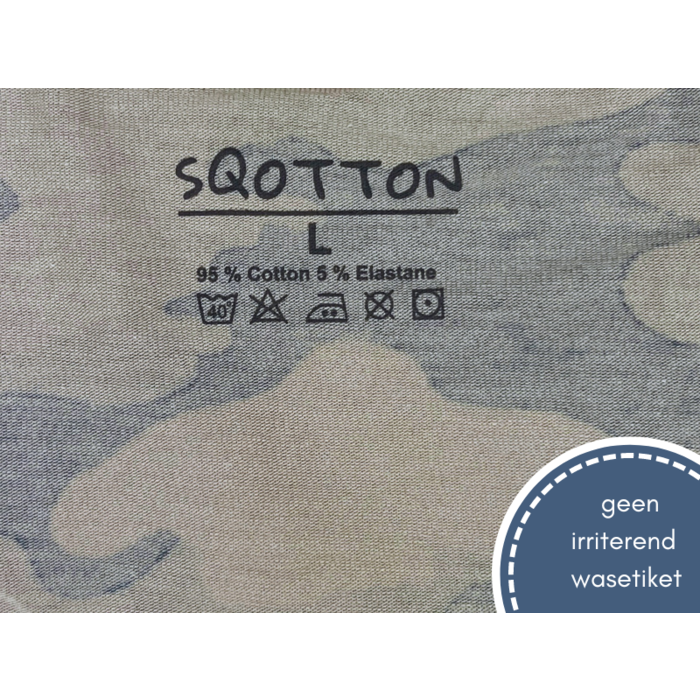 Boxershort - SQOTTON® - Camouflage - Groen
