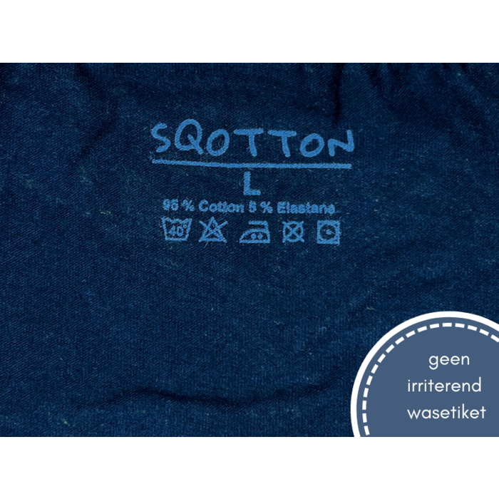 Boxershort - SQOTTON® - Jungle - Geel/Zwart