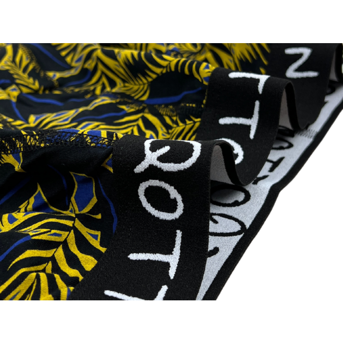 Boxershort - SQOTTON® - Jungle - Geel/Zwart
