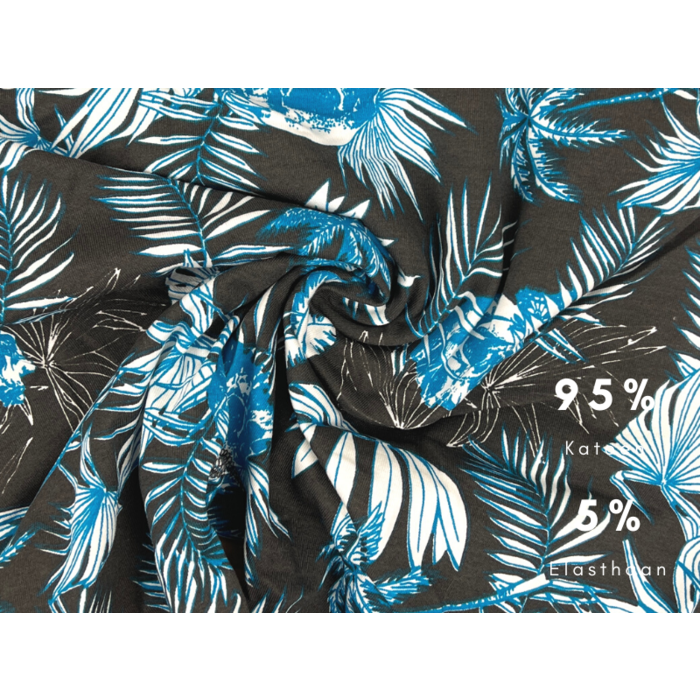 Boxershort - SQOTTON® - Jungle - Antraciet