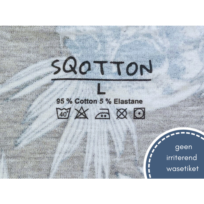 Boxershort - SQOTTON® - Jungle - Antraciet