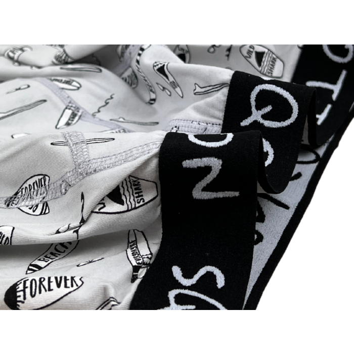 SQOTTON - Boxershort - Beach - Grijs