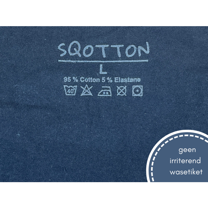 Boxershort - SQOTTON® - Criss Cross - Rood/Blauw