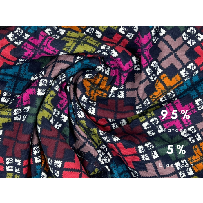 Boxershort - SQOTTON® - Colorful - Cross