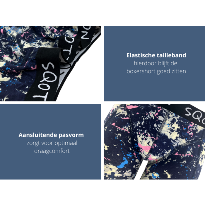 Boxershort - SQOTTON® - Spetters