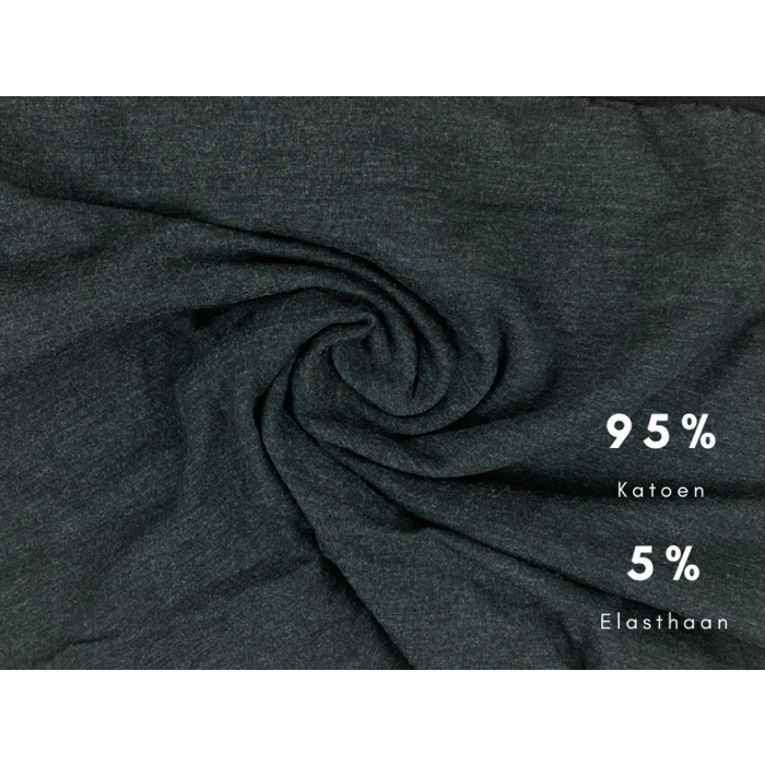 Boxershort - SQOTTON® - Basic - Antraciet