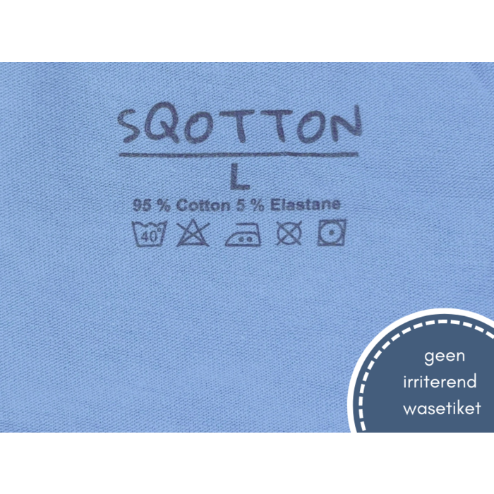 Boxershort - SQOTTON® - Basic - Retro Blauw